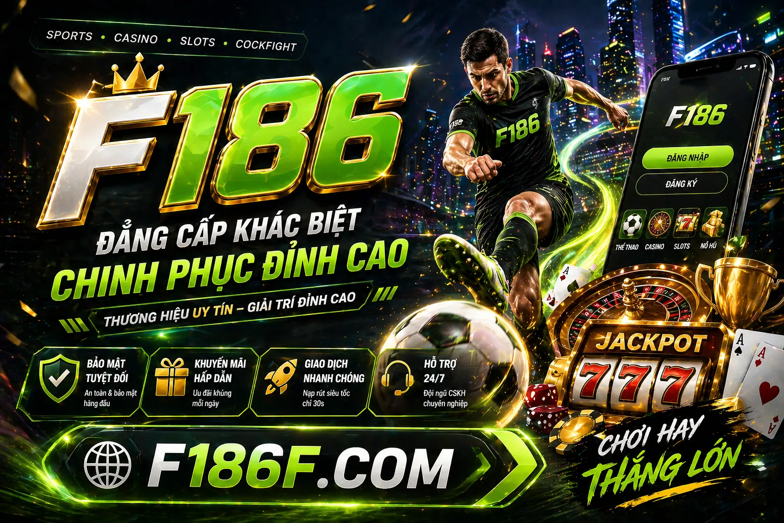 Nền khuyến mãi luck8 với các biểu tượng casino và thể thao